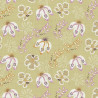 Coated  Cotton SALA Almond / Dark Violet